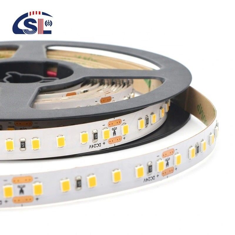 IP20 Striscia luminosa a LED personalizzata 12v/24v 2700k 3000k 4000k 6500k 12000k 120 perline SMD 2835