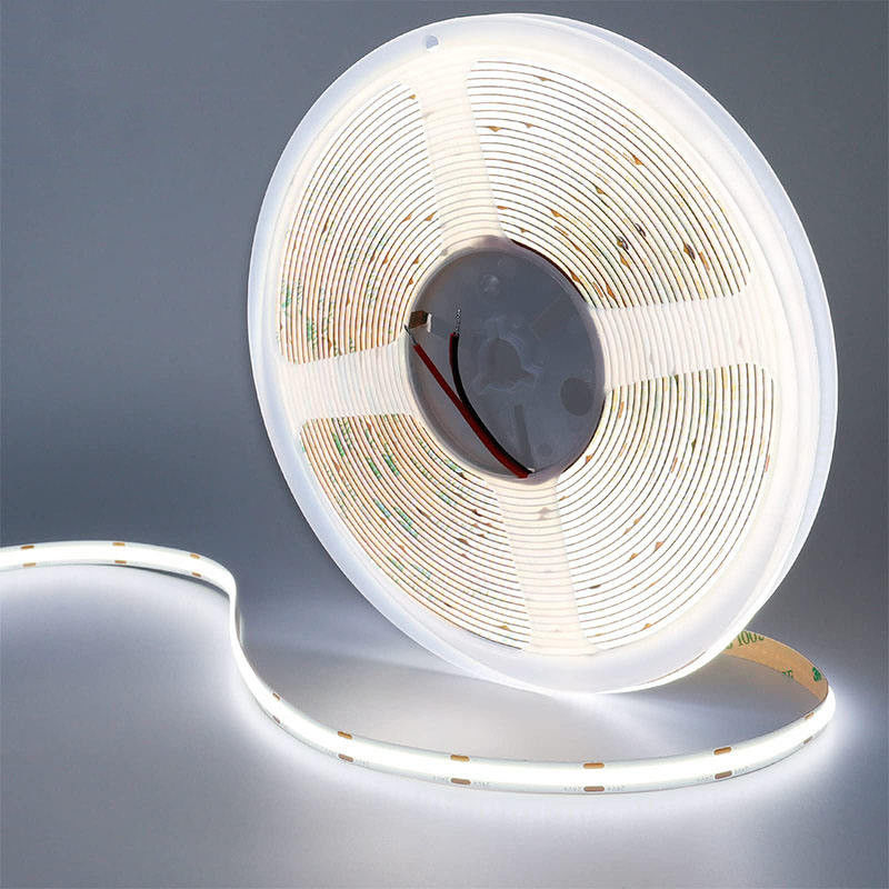 Non impermeabile 12V24V 8mm10mm 480Leds 6500K Bianco CE RoHs Flessibile COB LED Strip Light