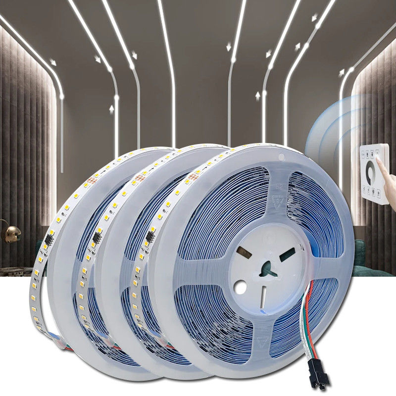 Flusso d'acqua corrente luce a striscia a LED con classificazione IP55 e passo di taglio 50 mm/taglio