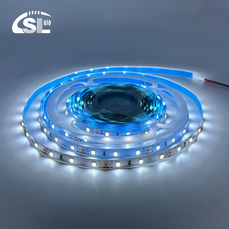 DC 12V 60leds 8mm10mm 12000K Cool White Die-Cutting Board Led Strip Light per la decorazione della stanza