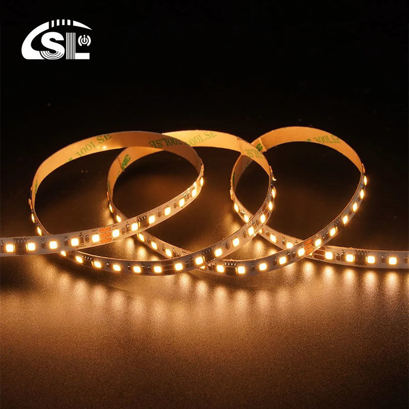120LED 8mm 3000K Electroplate bianco caldo SMD2835 LED Strip Light per DC 24V Input Voltage