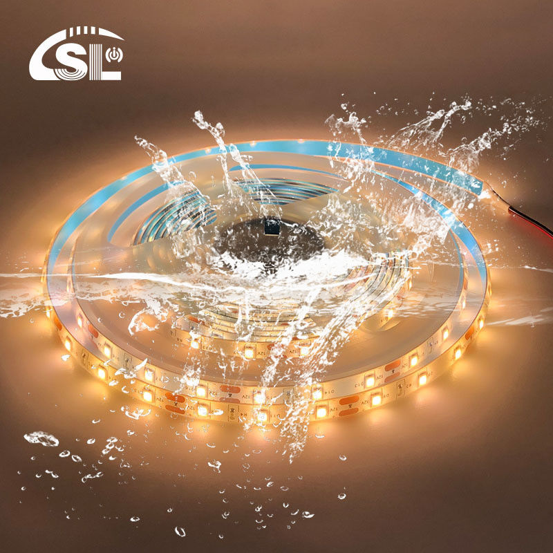 5V 8mm 320LED 3000K 4000K IP65 1cm Un taglio elettroplata impermeabile COB LED flessibile