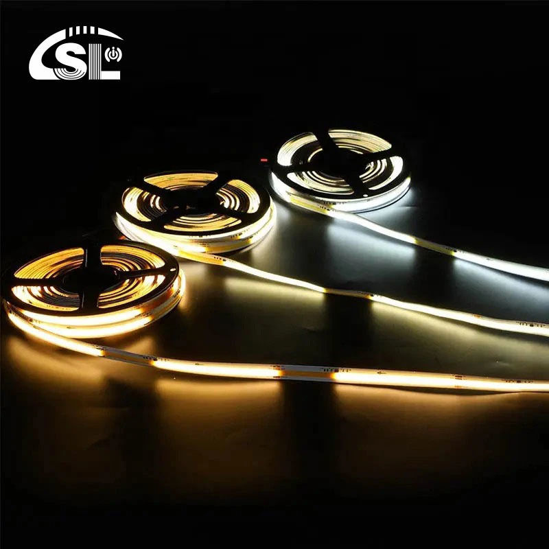 Peso del prodotto ((kg) 0,06 LED Strip Light 12v24v 8mm 608leds 3000K-6500K COB SMD2835