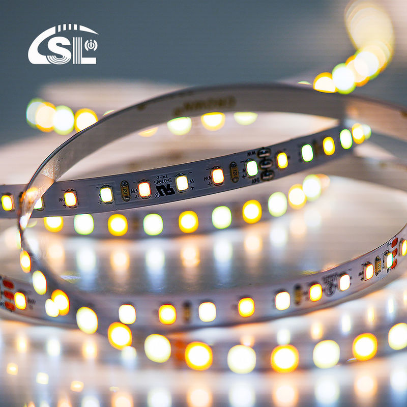 120 led 8mm 3000K-6500K CCT Flessibile doppio colore COB SMD2835 LED Strip Light con 80 Ra
