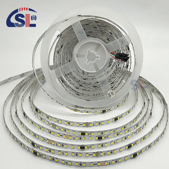 DC12V / 24V SMD2835 Electroplate PCB 240Ds 8mm Ra 80 4000K LED Light Strip per la casa