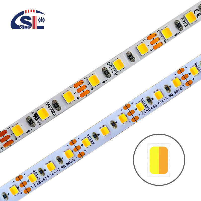 SMD2835 120LED 5mm 8mm CCT strisce LED per la decorazione degli armadi Luce lineare -20 60C
