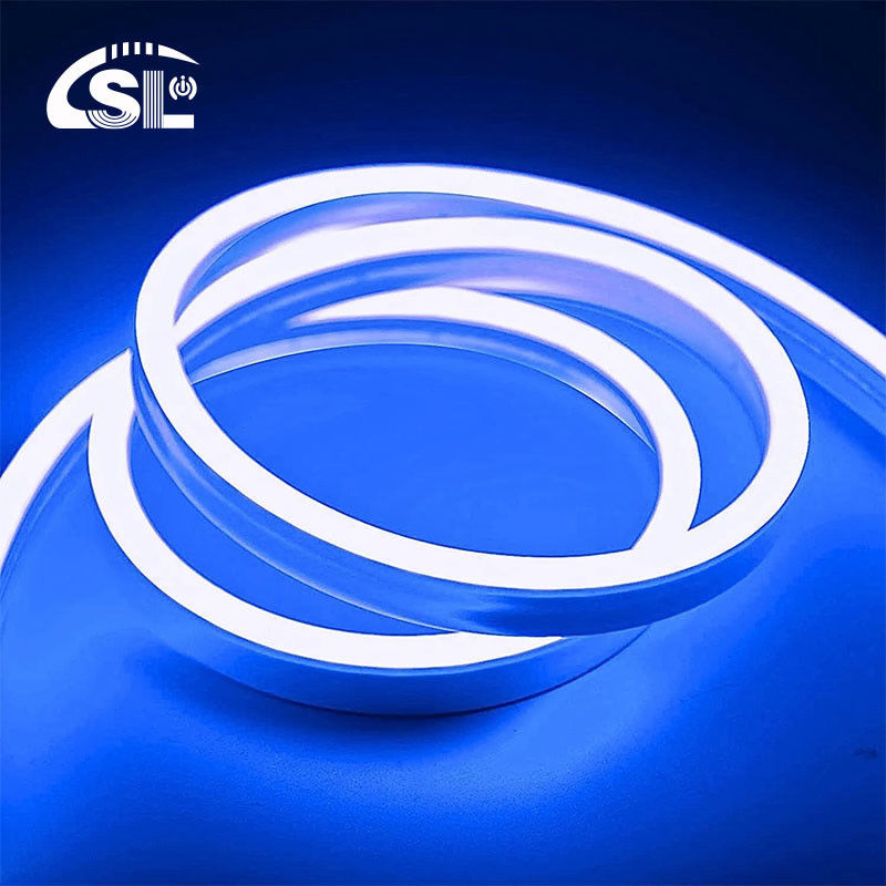 IP65 Neon Flex a LED blu impermeabile con 120 LED/M e temperatura di lavoro di 40°C