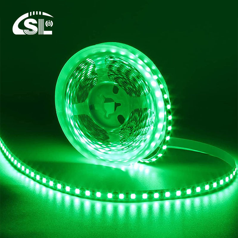 Rating IP20 Alta luminosità personalizzato 5V 120LED Verde Una luce Una tavola elettroplata SMD2835 LED Strip Light