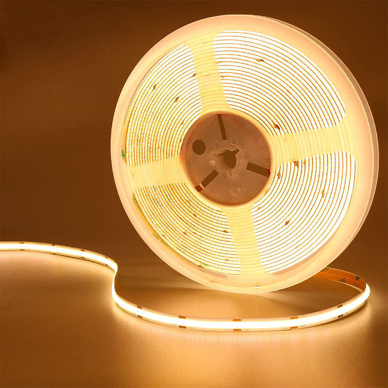 4000K COB Flessibile LED Strip 480Leds 8mm10mm Larghezza per gabinetto camera da letto illuminazione cucina