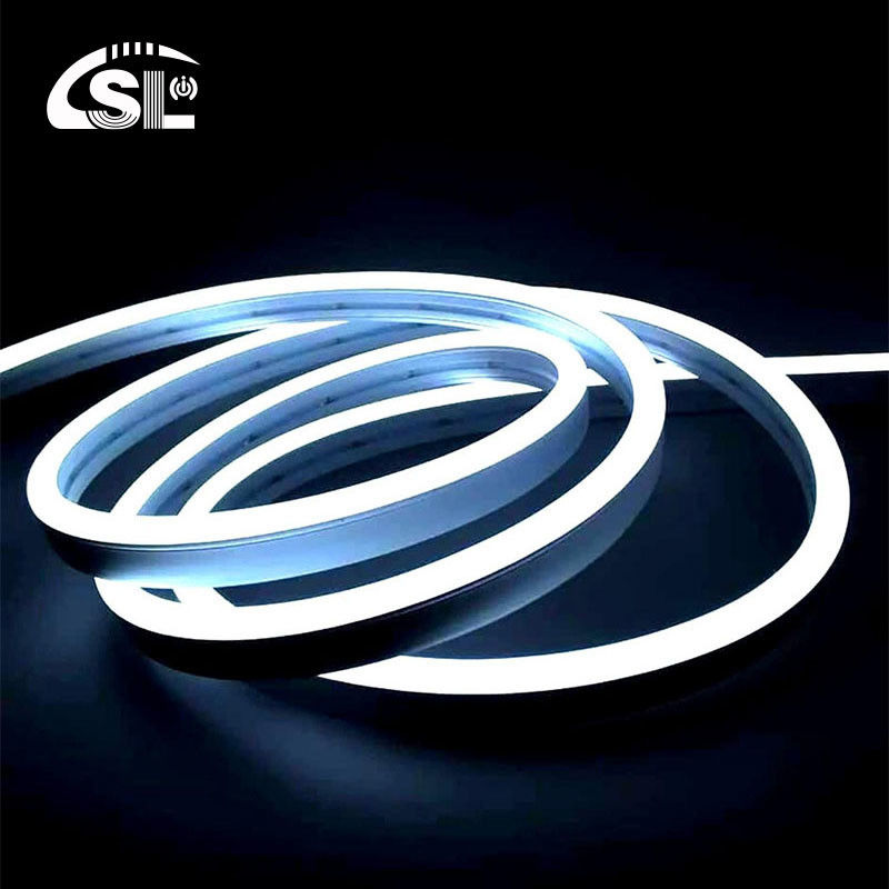 4100K LED Bianco Freddo Neon Flex 24V DC Wireless 8x16mm 120LED/m IP65 Impermeabile Ideale