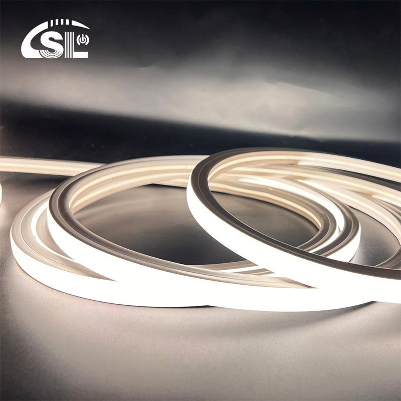 Neon Flex bianco naturale 4000K DC 48V 16x16mm Forma piana Curvatura verticale IP65 LED impermeabile Neon Flex