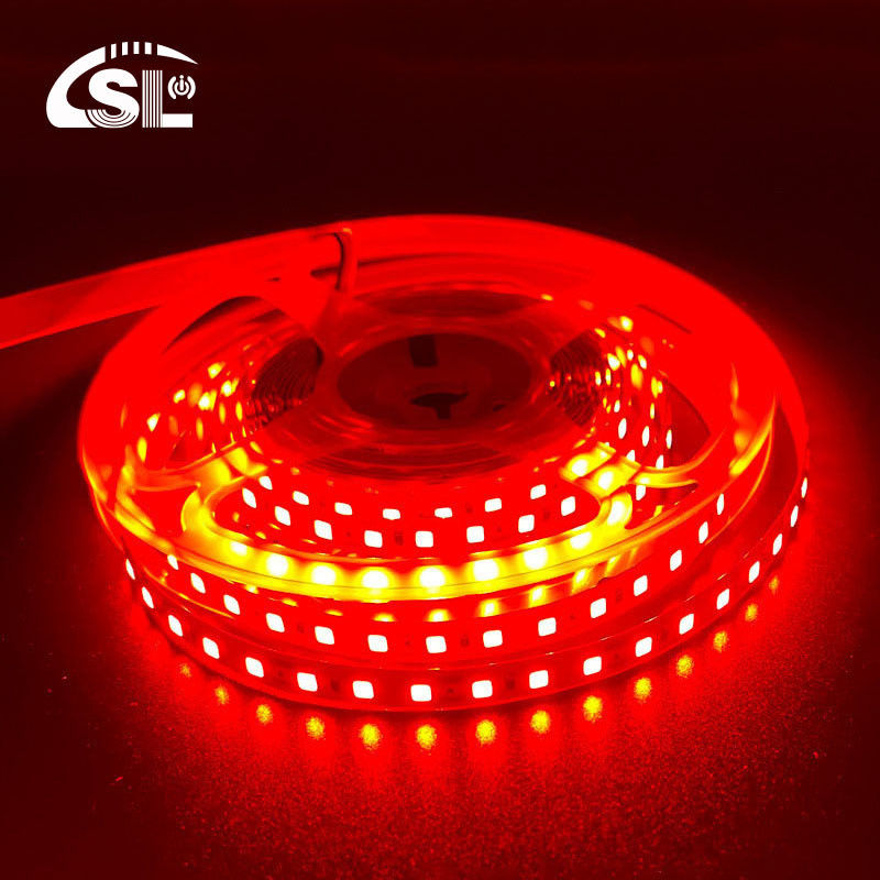 Epistar Customized 8mm 120leds Red Die-Cutting Board SMD2835 Led Strip Light per decorazioni esterne e interne