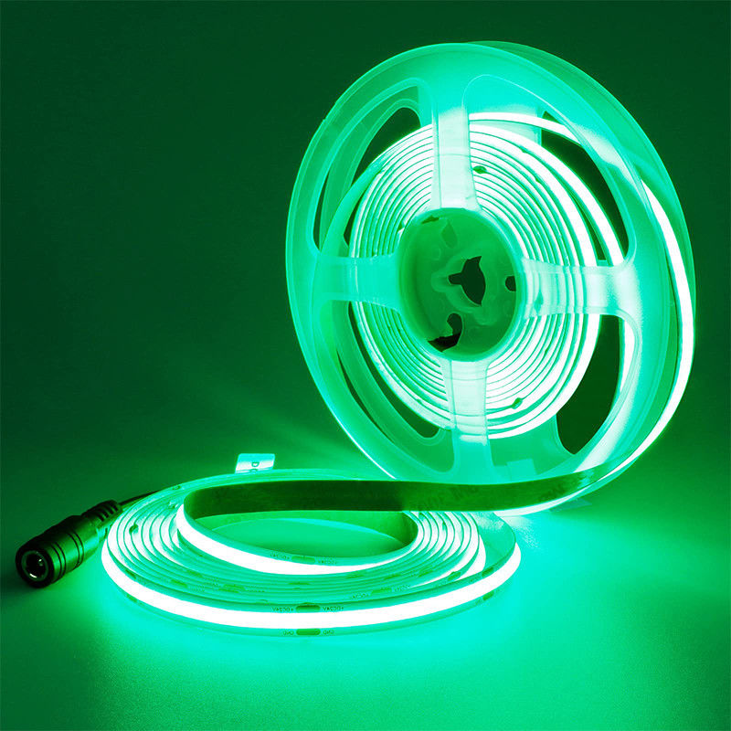 DC12V24V 480LED Ra90 8mm10mm Larghezza Verde Flessibile COB LED Strip Light per l'illuminazione