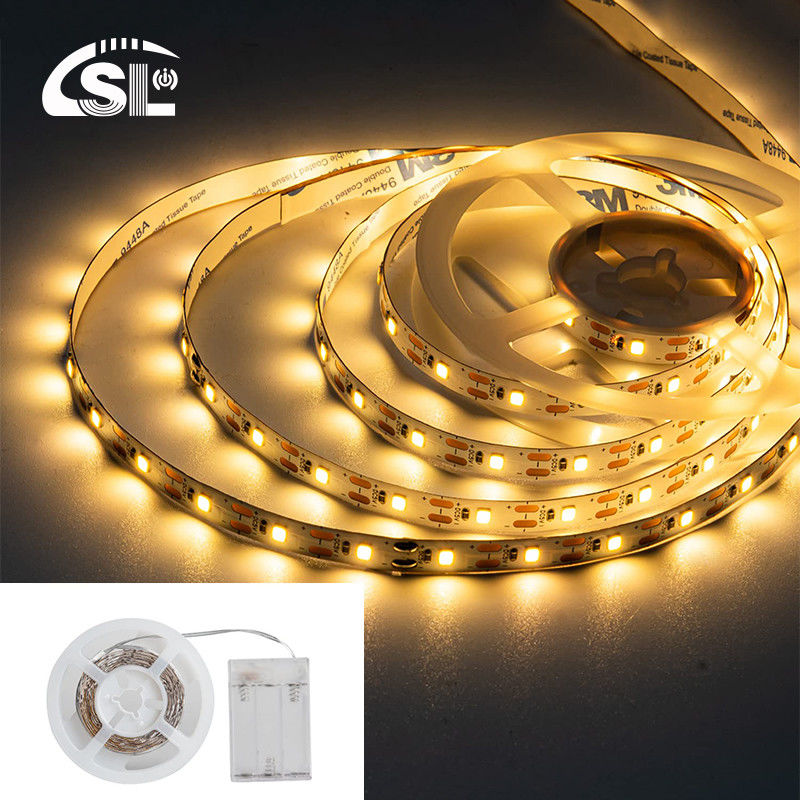 Decorazione interna 3000K/4000K/6500K Flessibile elettroplata SMD2835 LED Strip Light 5V 8mm 120LED