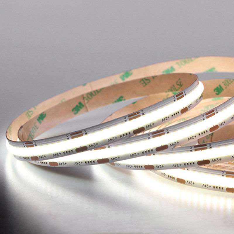 8mm10mm 320Leds Caldo Bianco Naturale Flessibile COB LED Strip Light per la Decorazione Alberghiera