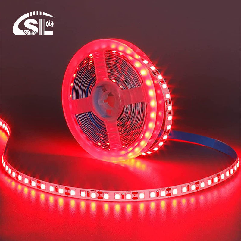 Lungo 12V 8mm 120leds Red Die-Cutting Board SMD2835 Led Strip Light per illuminazione commerciale