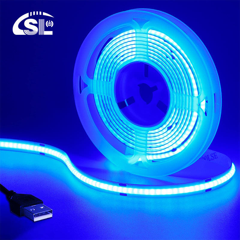 320leds 8mm Blu flessibile COB LED Strip Light per decorazioni interne ed esterne -20 60C