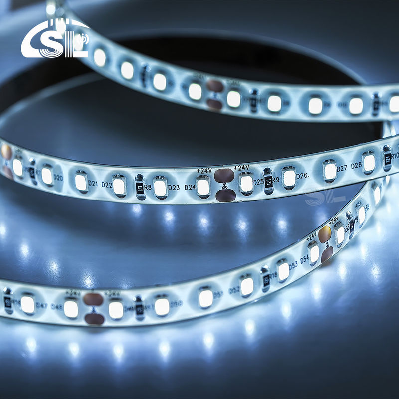 3- Acque resistenti colla PU piena colorata 120LEDS IP65 SMD2835 LED Strip 12/24V 8mm PCB