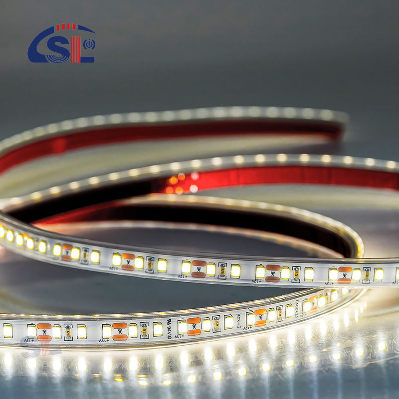 IP67 impermeabile 12V 24V LED Strip Bianco Caldo Bianco 2835 120LED/m per ornamenti da giardino all'aperto