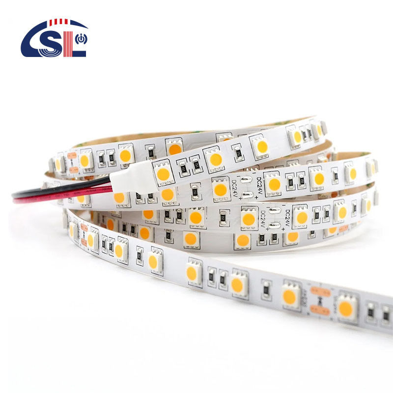 Controllo tattile Coperchio in silicone al neon flessibile 10M LED Strip Light 12V 24V Smd2835 6000K