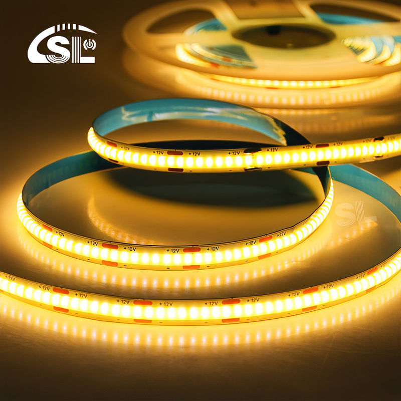 320 Led/M 480 Led/M High Density Cob Led Strip Light 12v 24v con flusso luminoso di 880lm