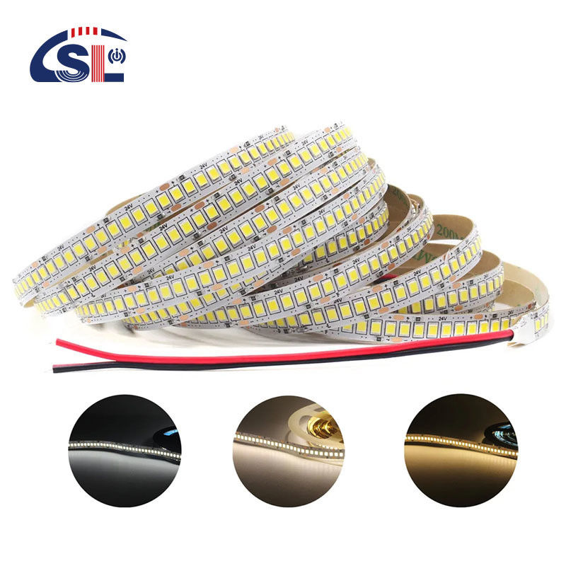 Elettroplacca 12V/24V 240D 3000 4000k 6000K 2835 Illuminazione a strisce a LED per illuminazione a specchio