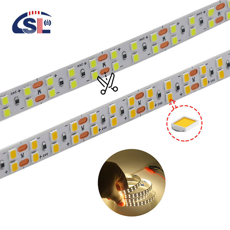 120 LED a doppia fila LED per hotel Bagno Specchio 12V 5MM 2835 Specchio Bianco Caldo