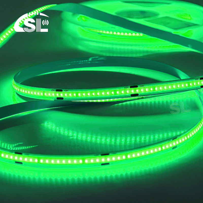 Elettroplate COB 24v COB 320Ds 8mm Ra 85 Verde LED Light Strip -20 - 45°C