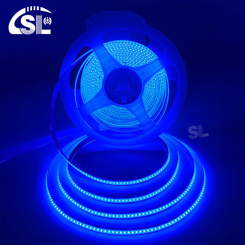 SL- COB-03208DB 8mm PCB Larghezza 180° Angolo di visione Blu LED Light Strip