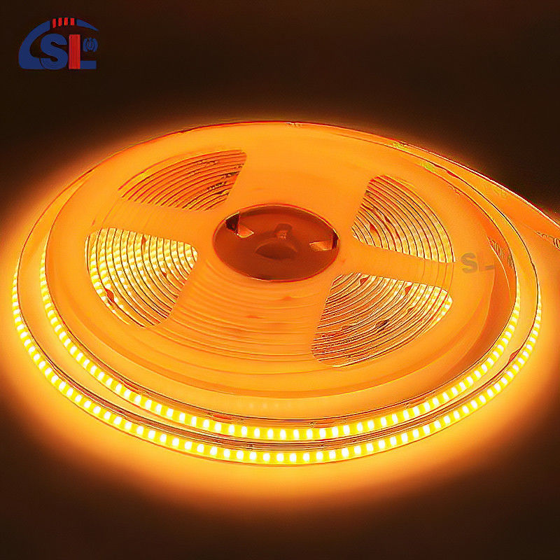 Electroplate COB 24v COB 608Ds 8mm Ra 85 LED Light Strip 3000K-6500K Ideale per uso residenziale