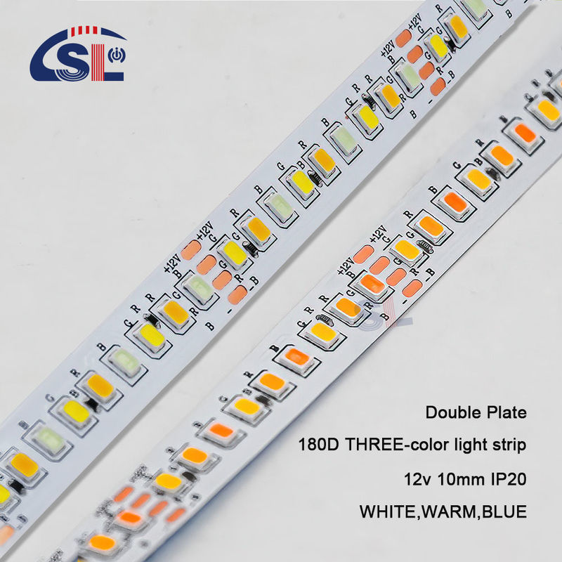 10mm 2835 180D Caldo Bianco Azzurro 12V LED Lighting Strip per Residential Mirror Illuminazione del bagno