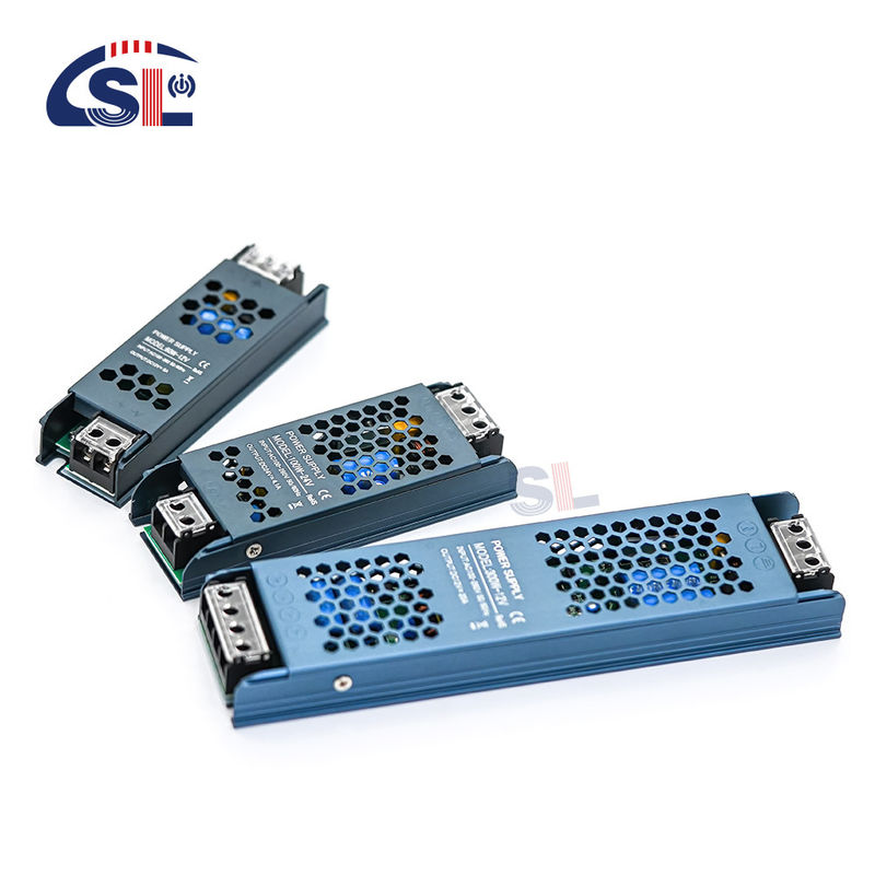 50-60Hz 60W 100W 150W 200W 300W 400W Indoor Slim Ultra Thin SMPS Power Supply con 3