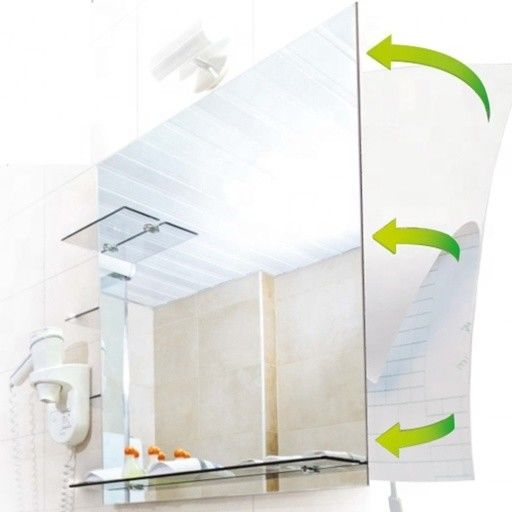 Lenti PET Materiale Bagno Sensore Tocco Interruttore Vanità Dimmer Defogger LED Smart Mirror