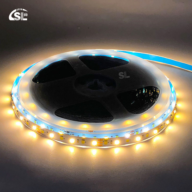 Doppi colori LED Light Strips SMD 2835 120D 8mm 1200-1600LM 2700K-6500K 35Copper Ra70
