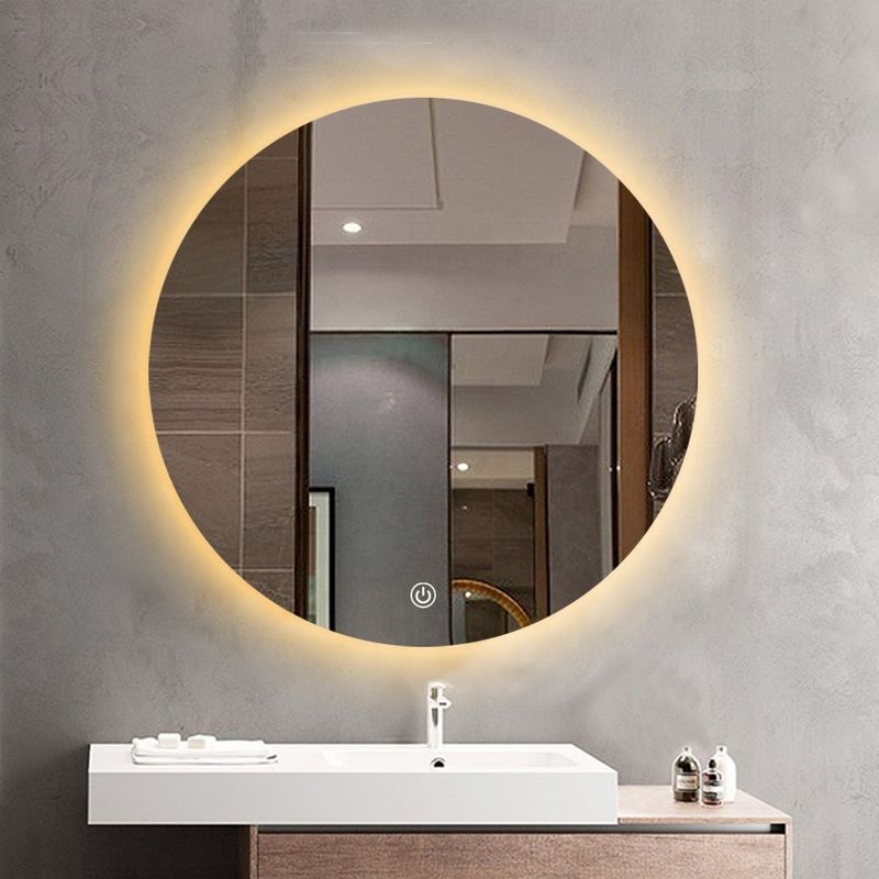 Smart mirror con illuminazione a LED e interruttore per il bagno