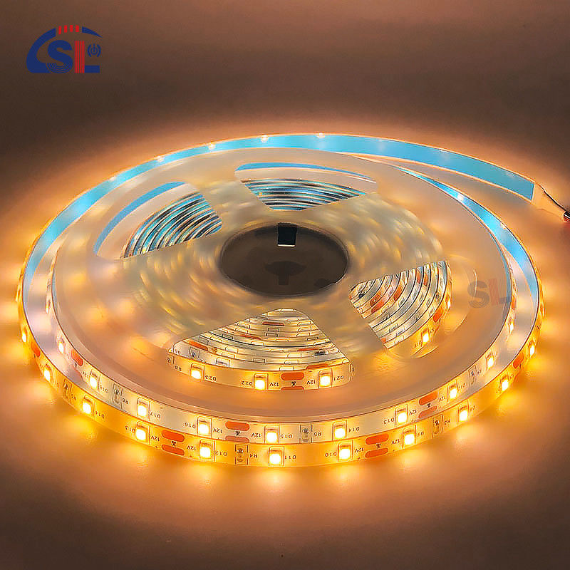 DC12V SMD2835 60D 8mm 1100-1200LM 3000K LED Light Strips per bagni
