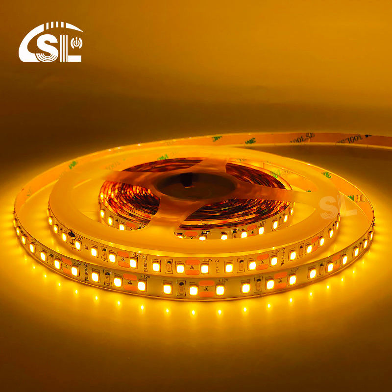 Slim DC12V SMD2835 Electroplate PCB 120Ds 8mm Ra 80 LED Light Strip per uso residenziale