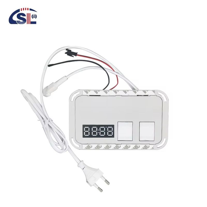 60W Mini Smart Mirror Touch LED Light Switch con Defogger DC12V Display di tempo e temperatura