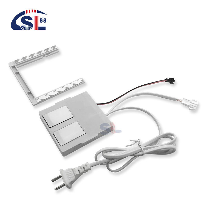 110V 240VAC Doppi tasti Illuminazione a LED bagno Unico/Tre colori Accensione/Offensione Sensore Tocco Dimmer